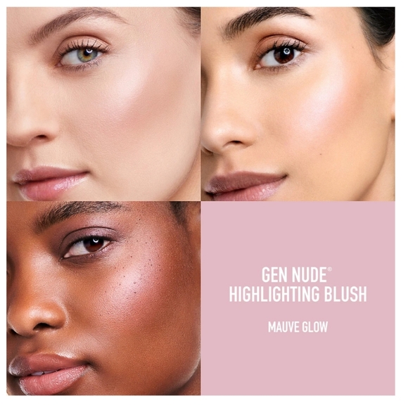 2/$50 bareMinerals Gen Nude Highlighting Blush Mauve Glow - Picture 4 of 5